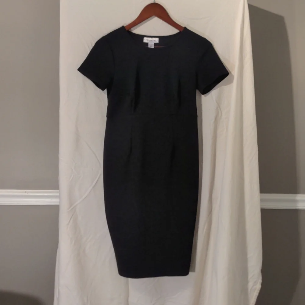 🌟Motherhood Sheath Textured Maternity Dress Black Sz S🌟 - Picture 2 of 5